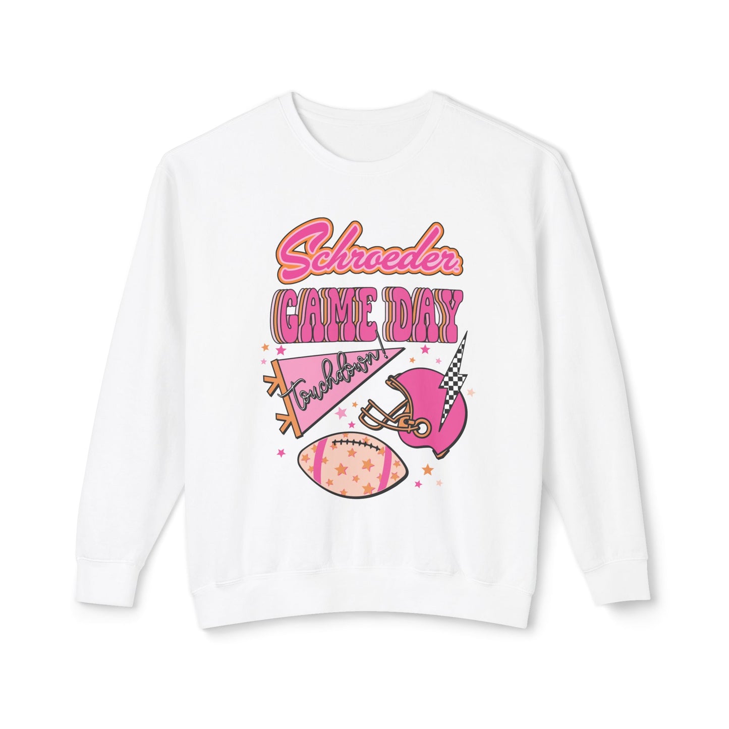 Schroeder Game Day Unisex Comfort Colors Crewneck Sweatshirt