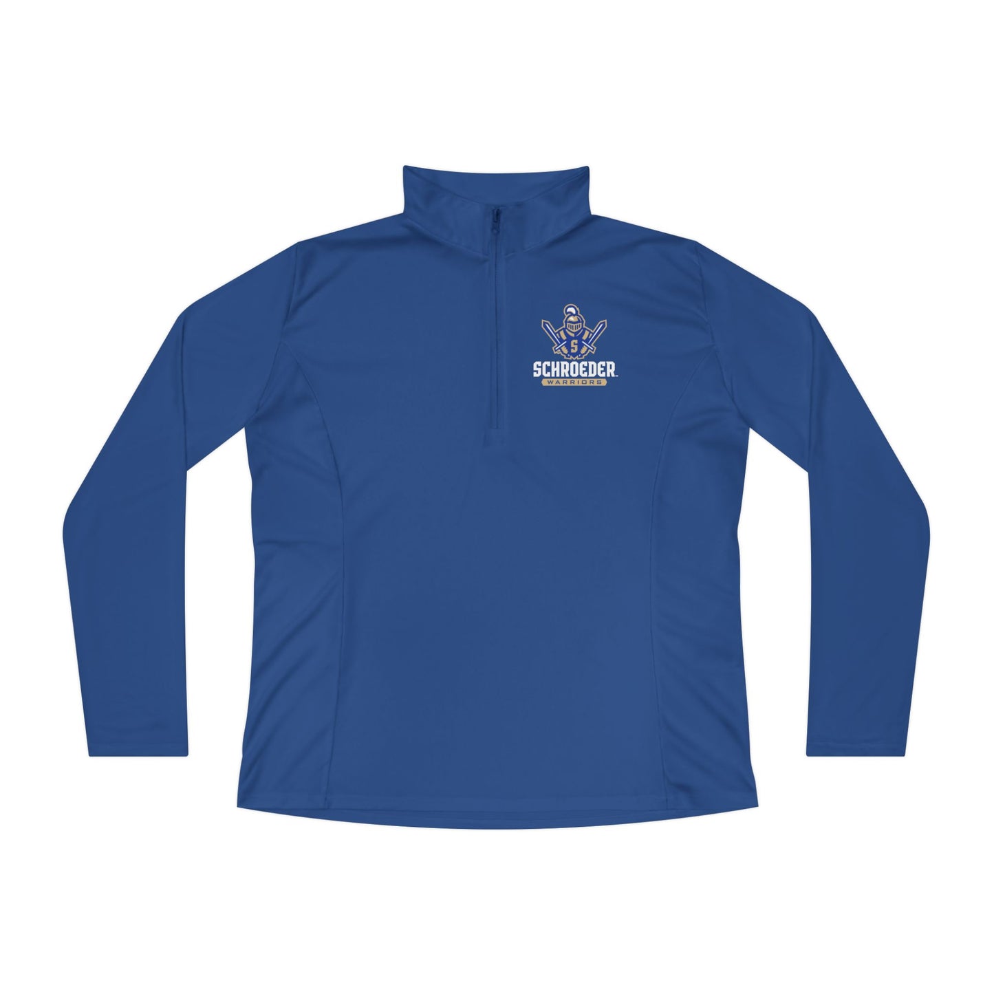Schroeder Warriors Ladies Quarter-Zip Pullover