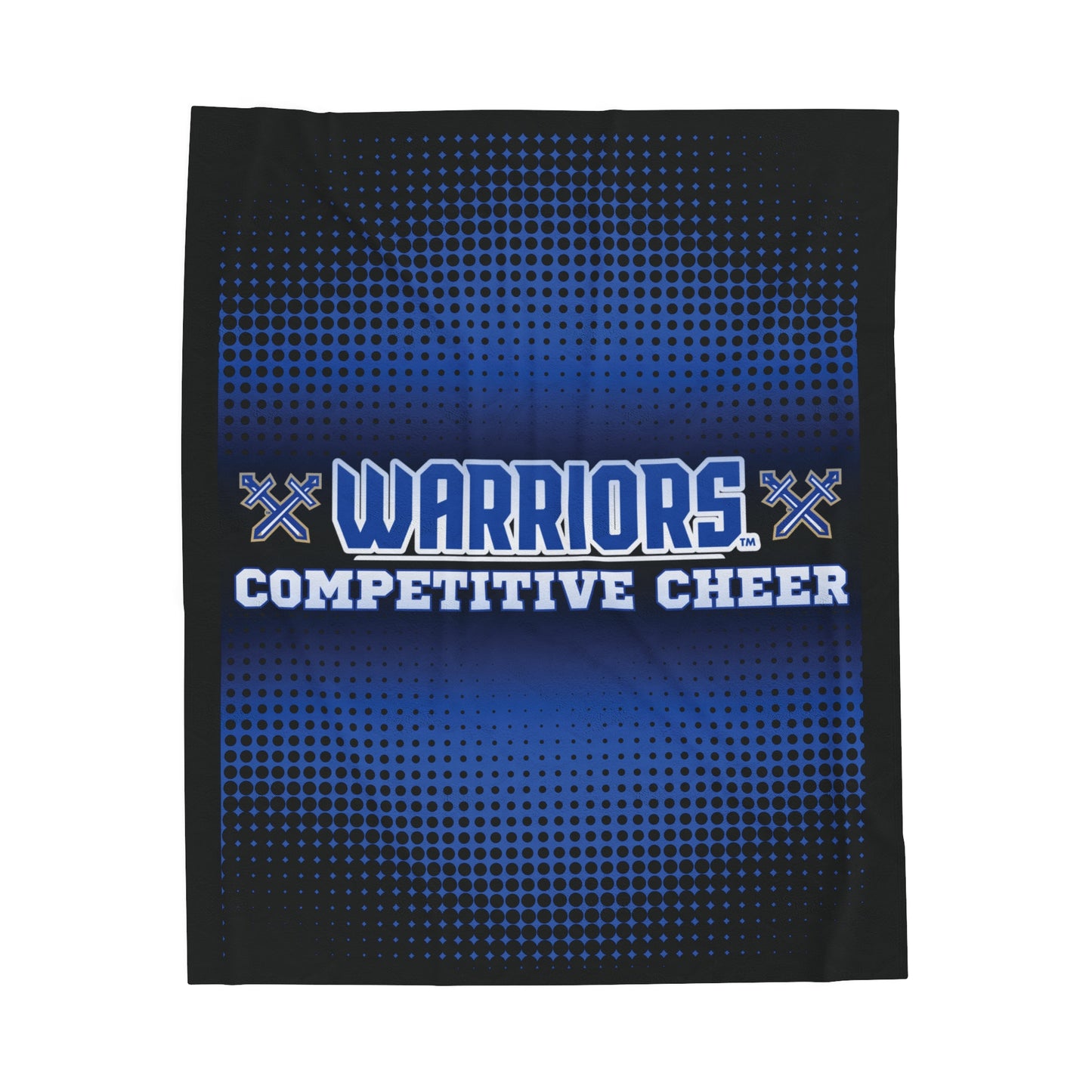 Warriors Competition Cheer Velveteen Plush Blanket