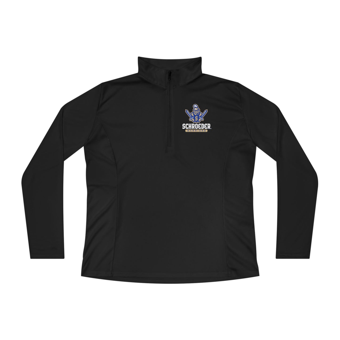 Schroeder Warriors Ladies Quarter-Zip Pullover