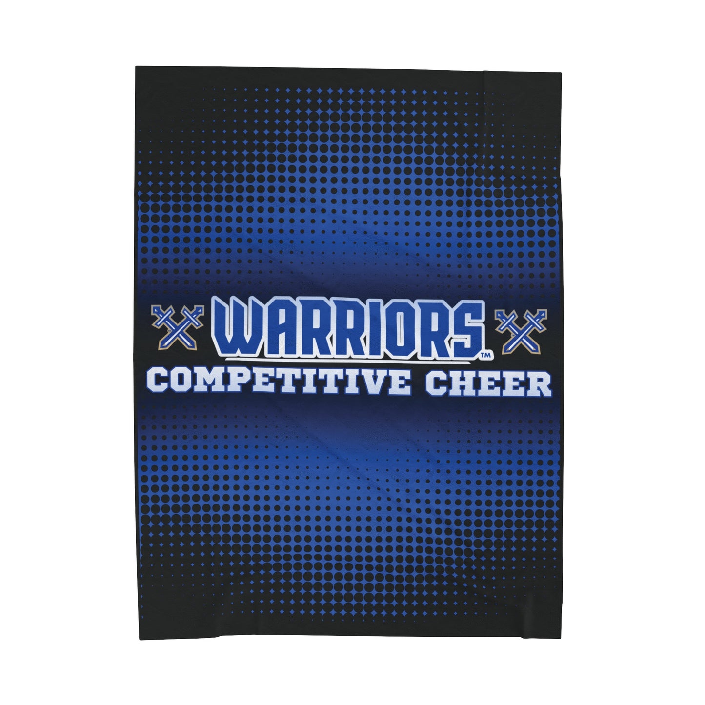 Warriors Competition Cheer Velveteen Plush Blanket