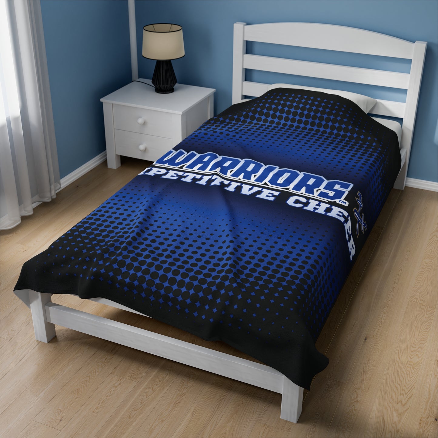 Warriors Competition Cheer Velveteen Plush Blanket