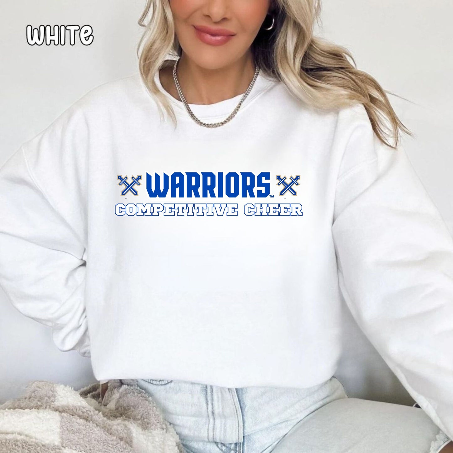 Warriors Competition Cheer Unisex Heavy Blend™ Crewneck Sweatshirt