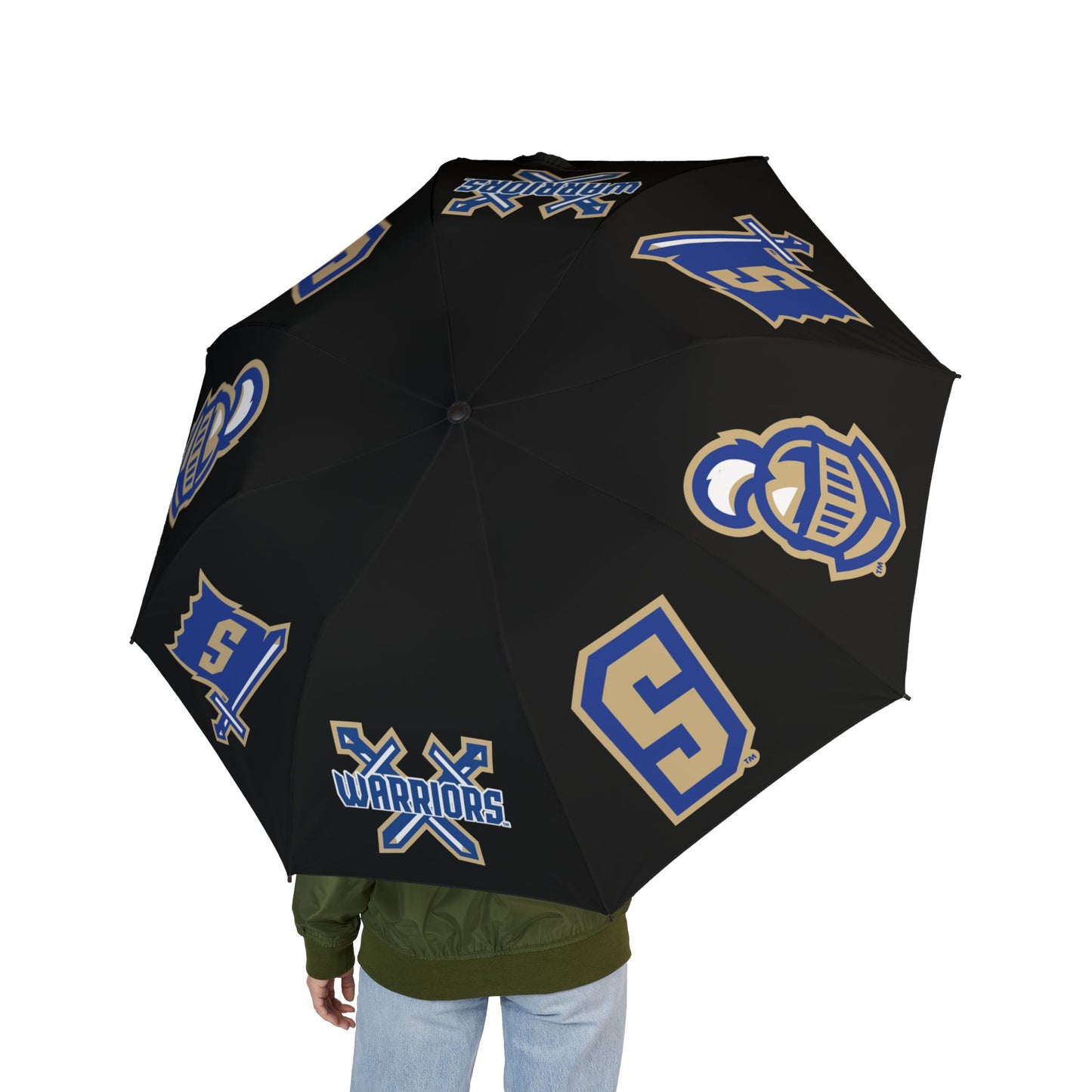 Schroeder Warriors Semi-Automatic Foldable Umbrella