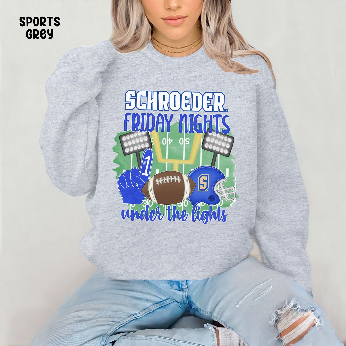 Schroeder Friday Night Lights Unisex Heavy Blend™ Crewneck Sweatshirt
