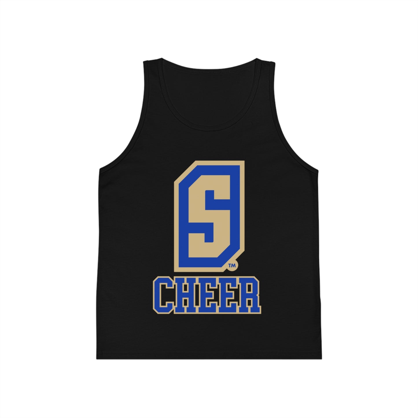 "S" Cheer Kid's YOUTH Jersey Tank Top
