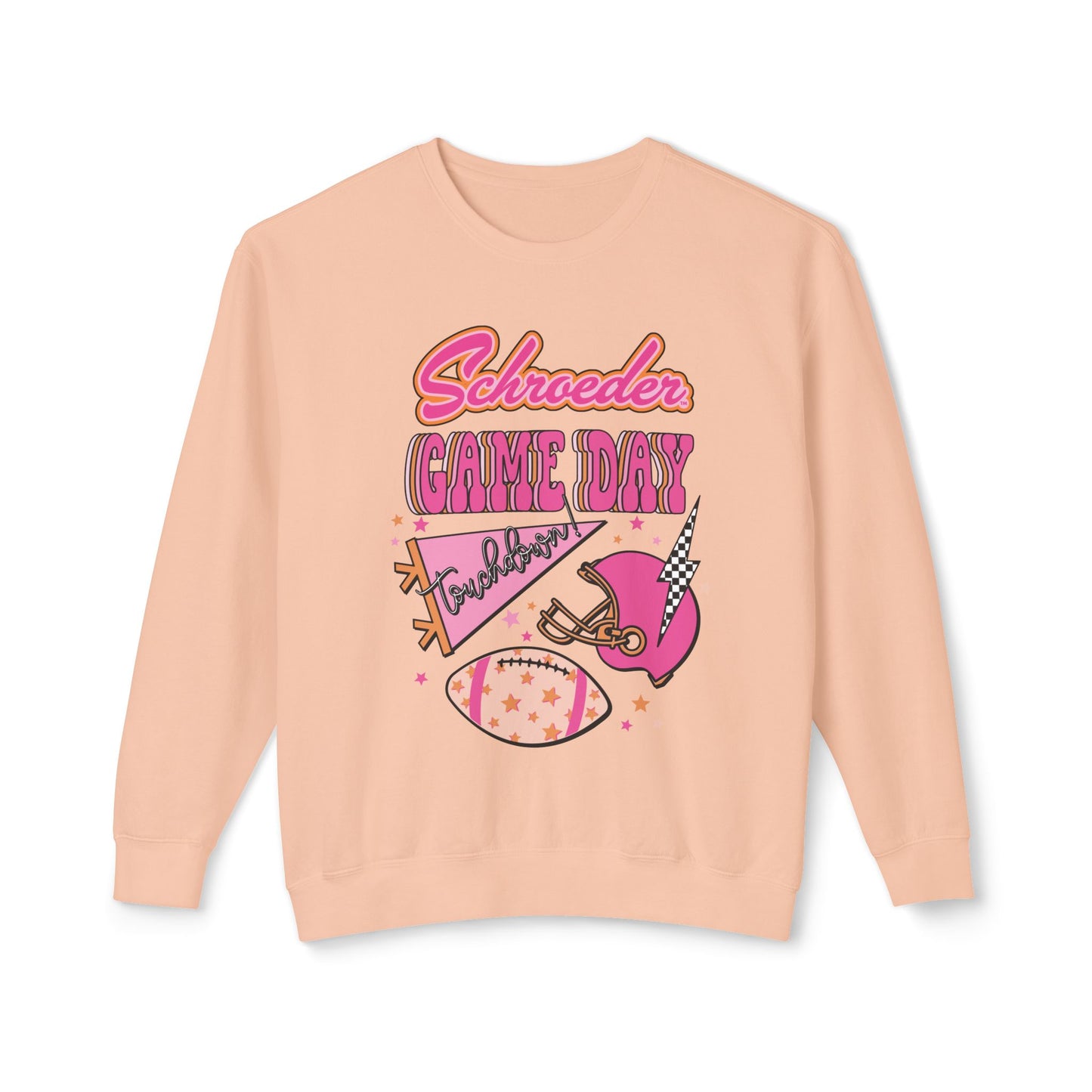 Schroeder Game Day Unisex Comfort Colors Crewneck Sweatshirt