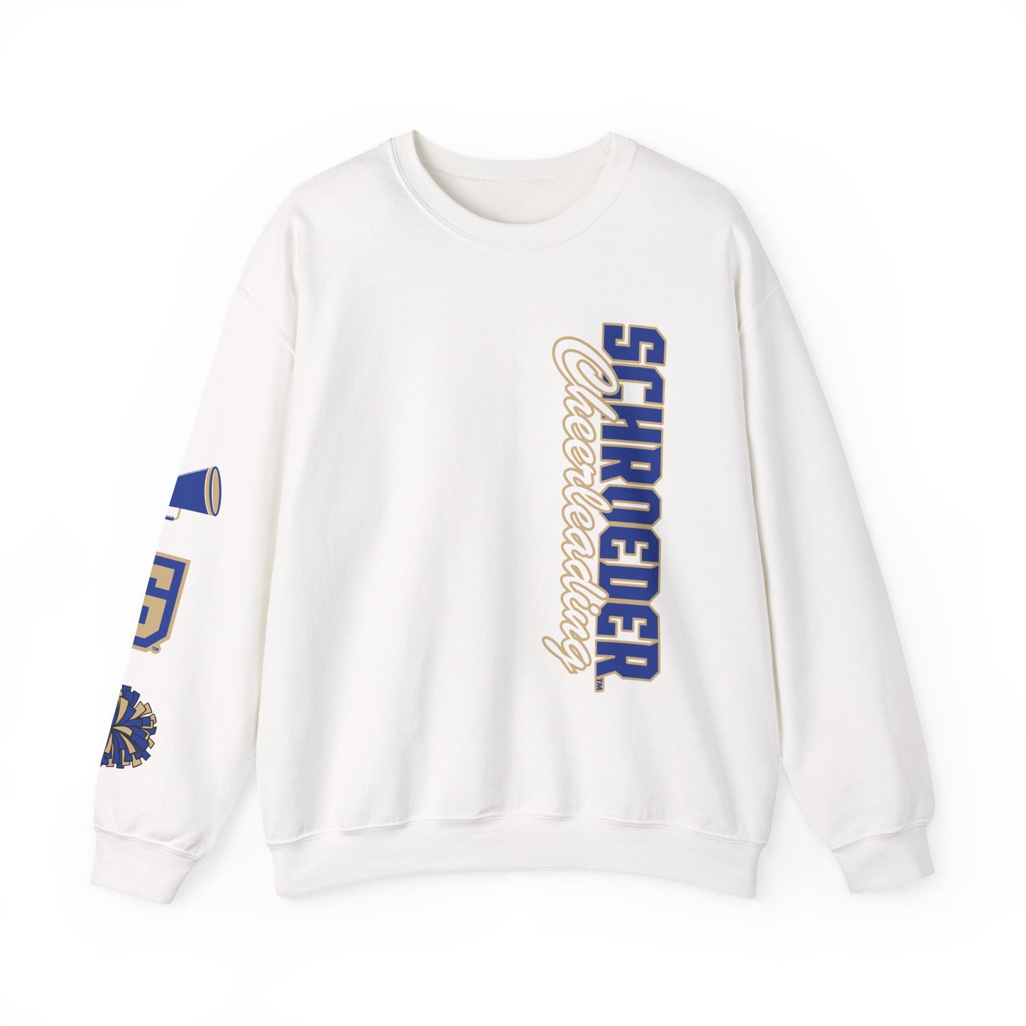 Schroeder Cheerleading Vertical Unisex Heavy Blend™ Crewneck Sweatshirt