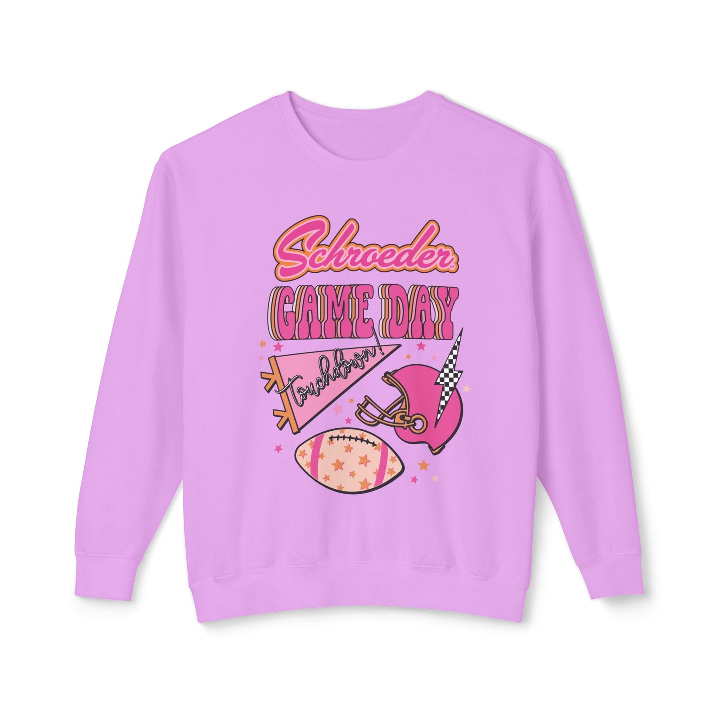 Schroeder Game Day Unisex Comfort Colors Crewneck Sweatshirt