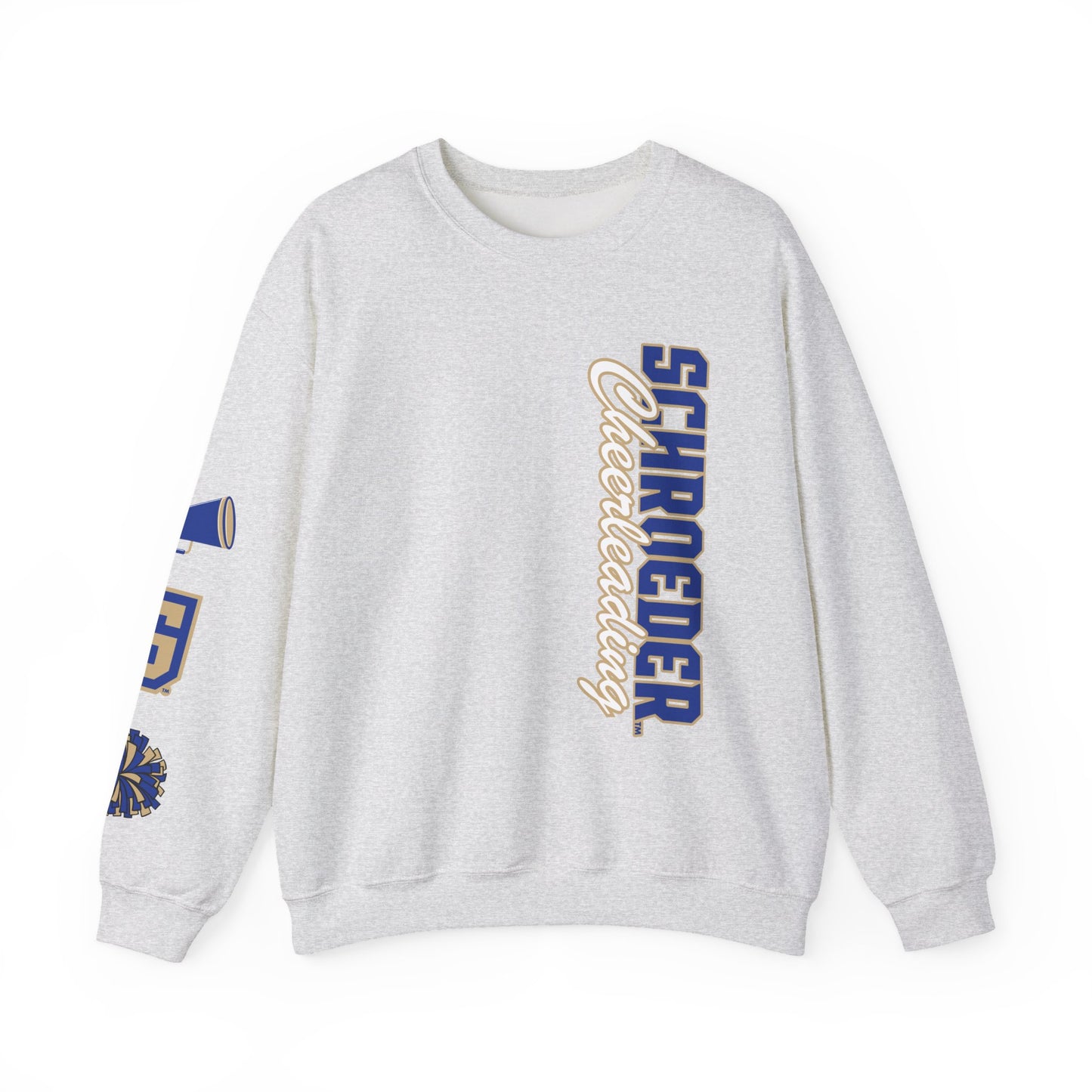 Schroeder Cheerleading Vertical Unisex Heavy Blend™ Crewneck Sweatshirt
