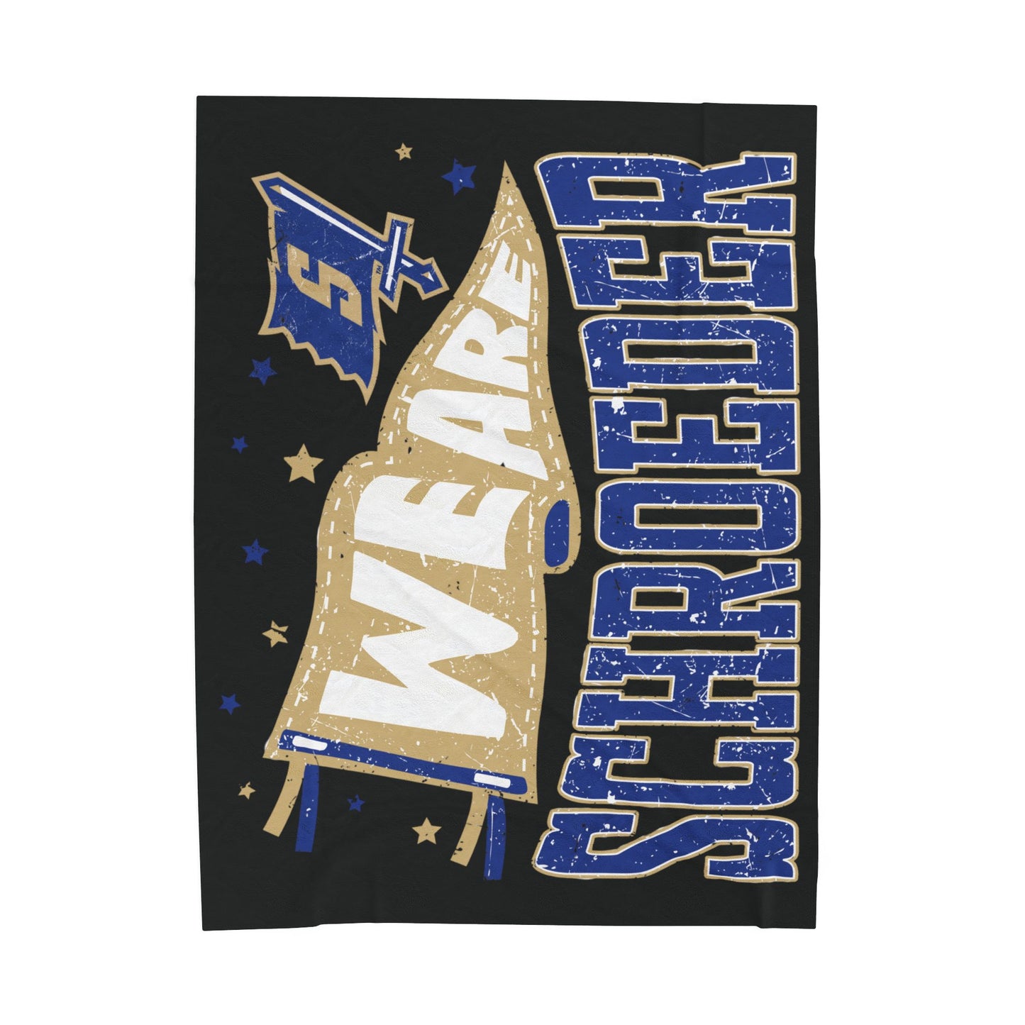 We Are Schroeder Velveteen Plush Blanket