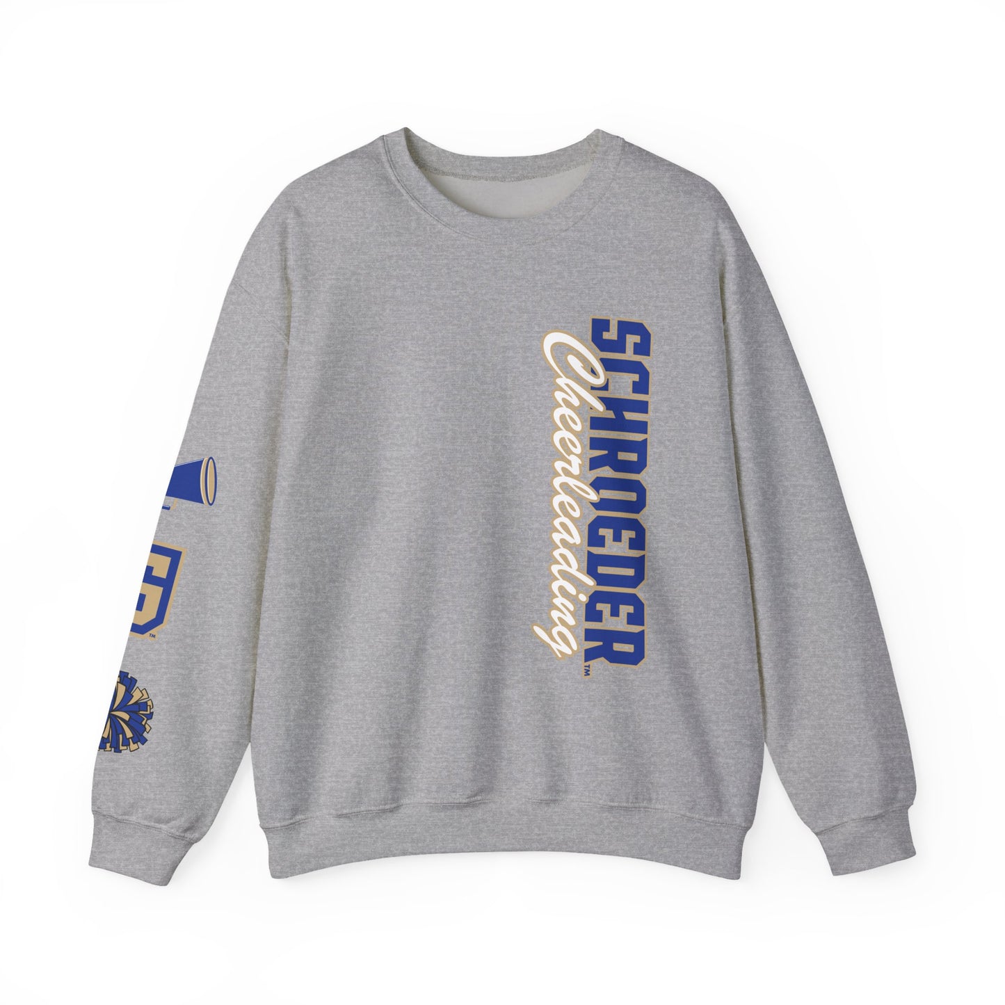 Schroeder Cheerleading Vertical Unisex Heavy Blend™ Crewneck Sweatshirt