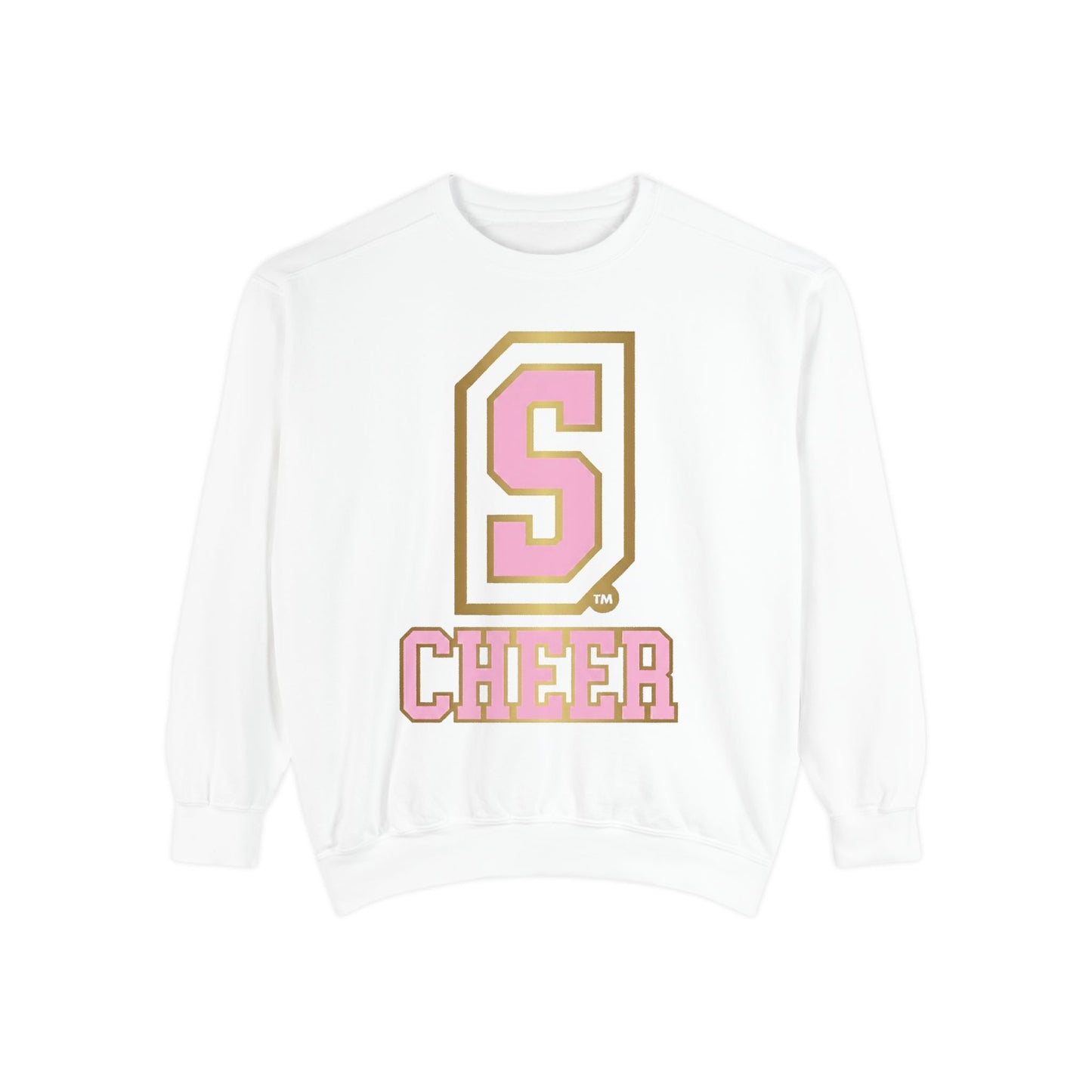"S" Cheer Comfort Colors Sweatshirt