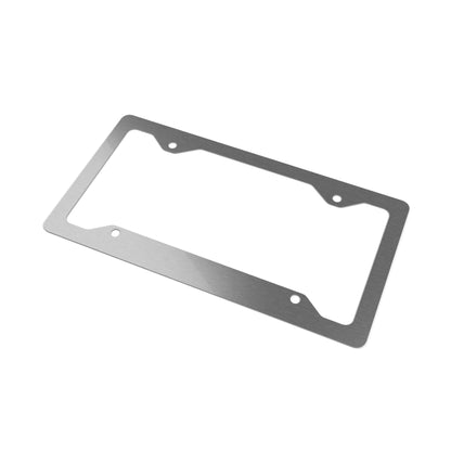 Schroeder Metal License Plate Frame