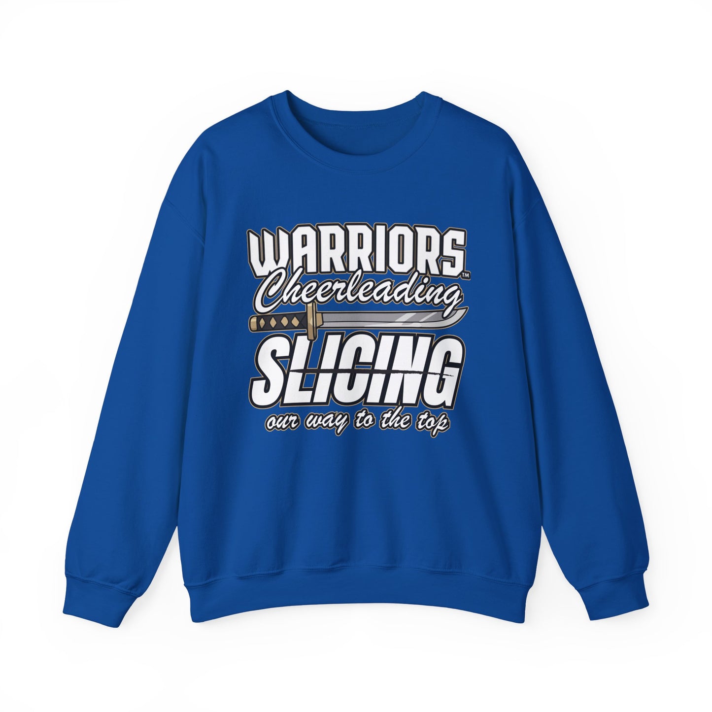 Slicing Our Way to the Top Unisex Heavy Blend™ Crewneck Sweatshirt