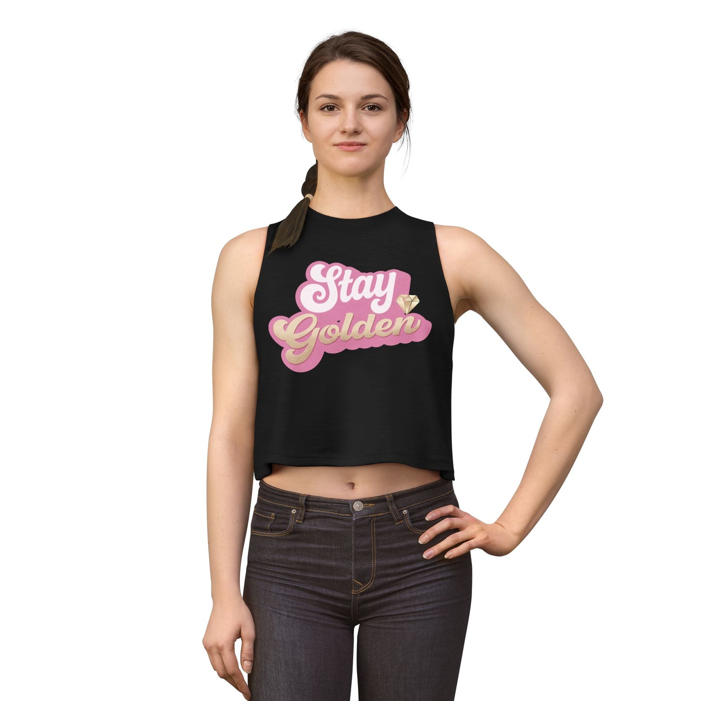Stay Golden Women's Crop Top