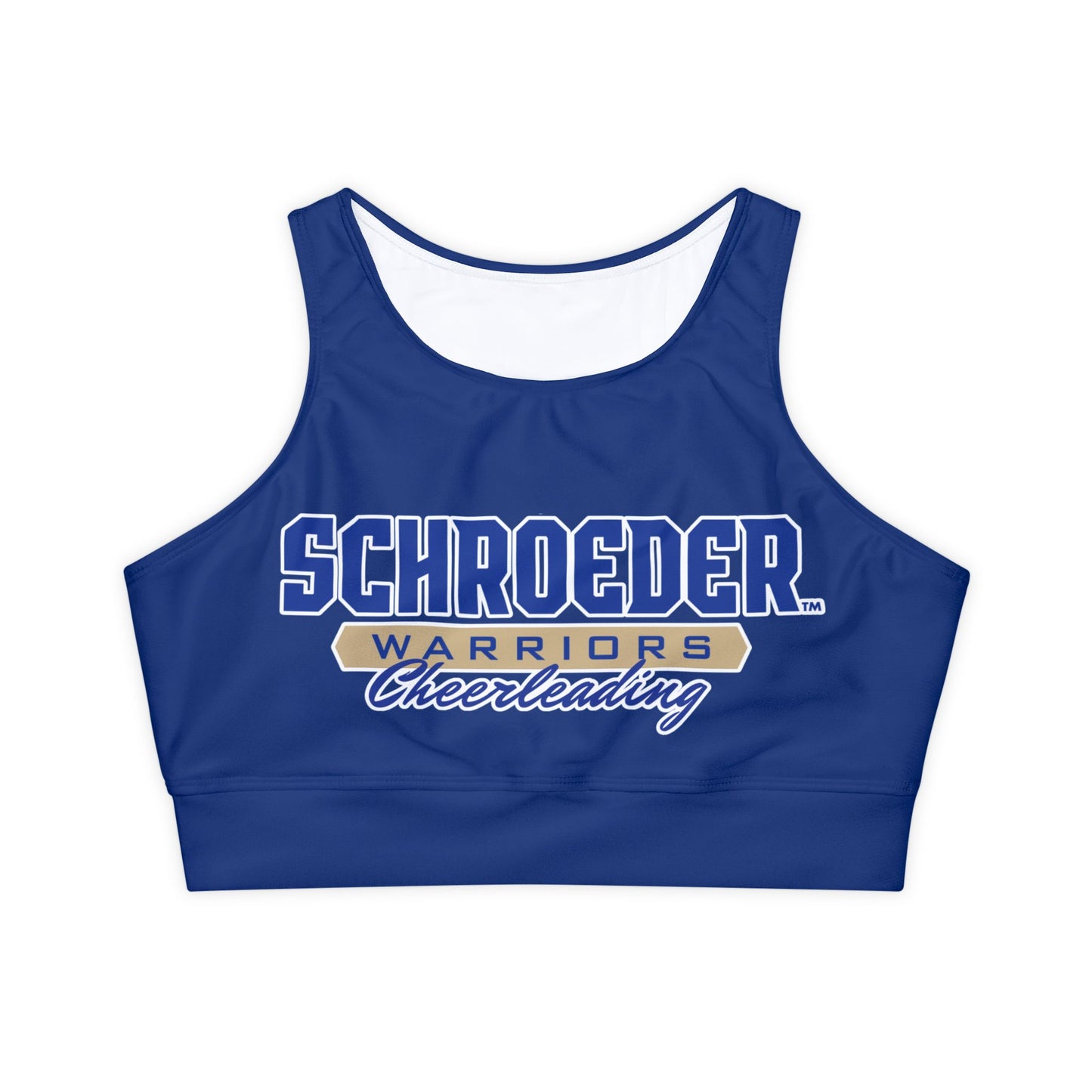 Schroeder Cheer Fully Lined, Padded Sports Bra