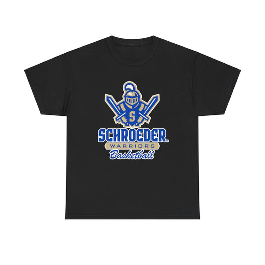 Schroeder Basketball Logo Unisex Heavy Cotton Tee