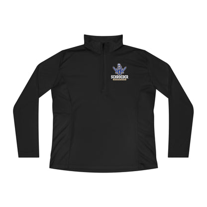 Schroeder Warriors Ladies Quarter-Zip Pullover