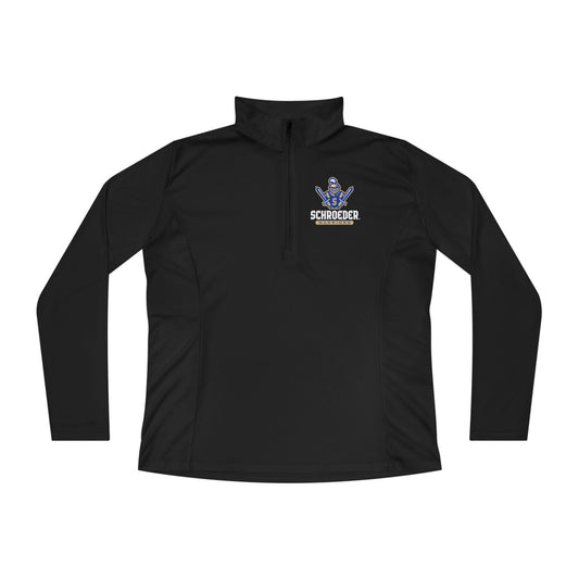 Schroeder Warriors Ladies Quarter-Zip Pullover