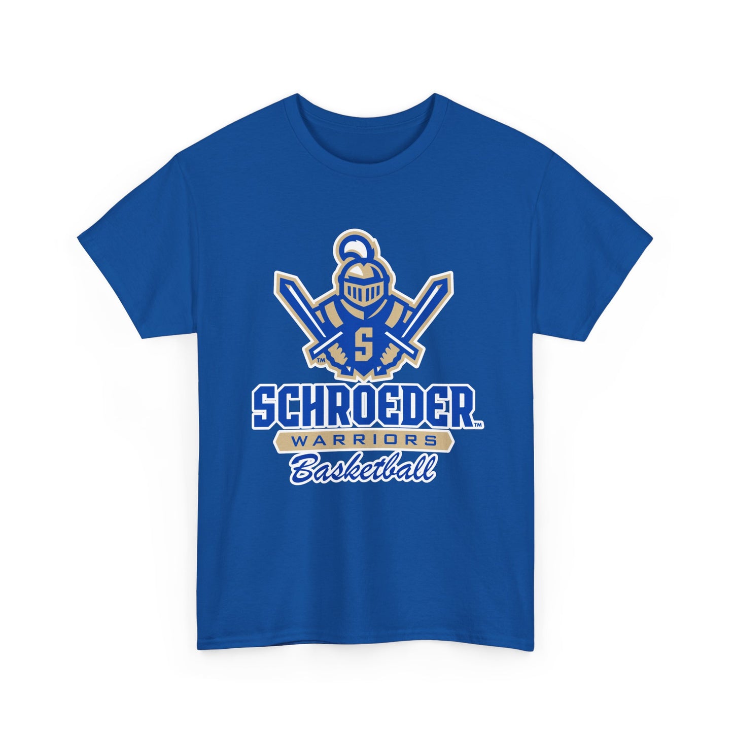 Schroeder Basketball Logo Unisex Heavy Cotton Tee