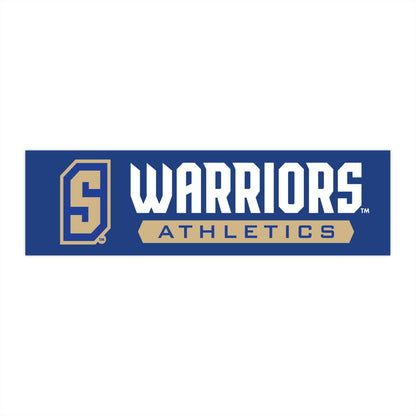 Warrior Athletics Bumper Sticker