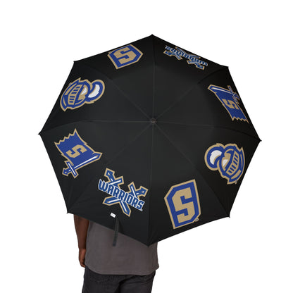 Schroeder Warriors Semi-Automatic Foldable Umbrella