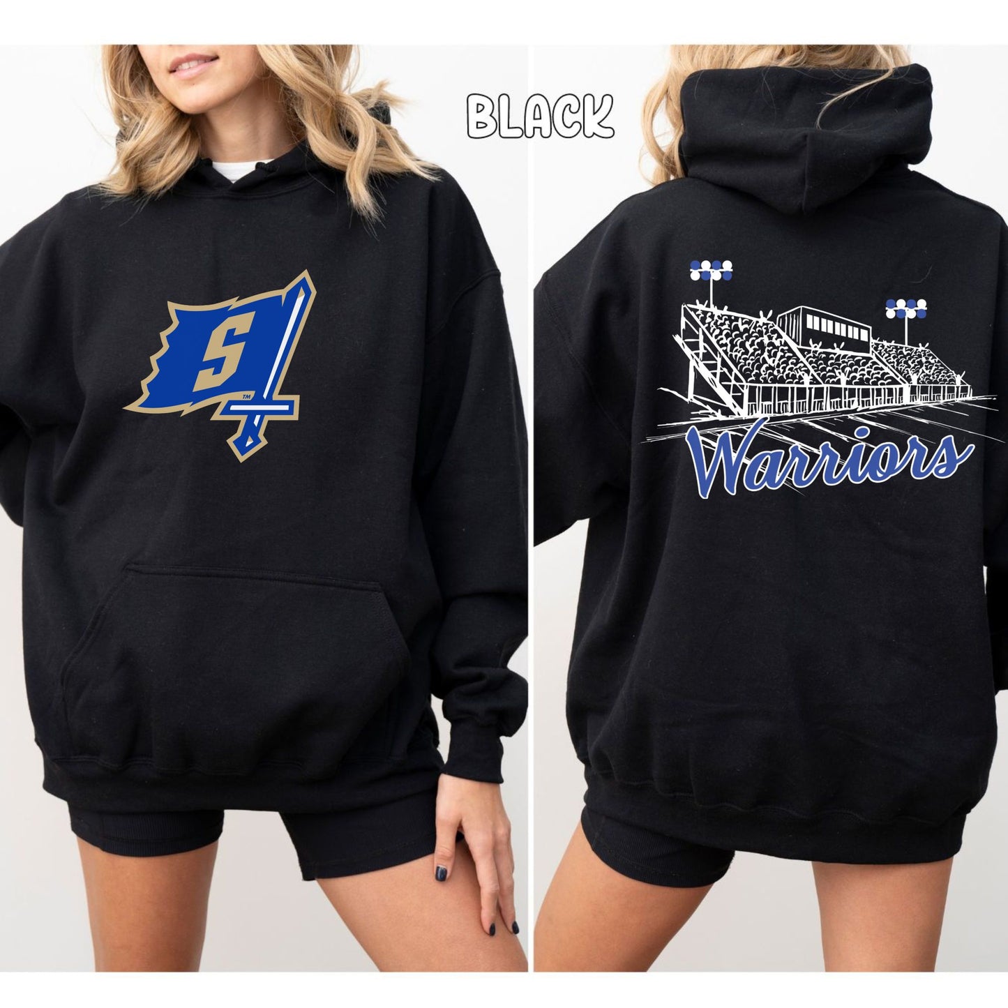 Warriors Stadium Unisex Heavy Blend™ Hooded Sweatshirt