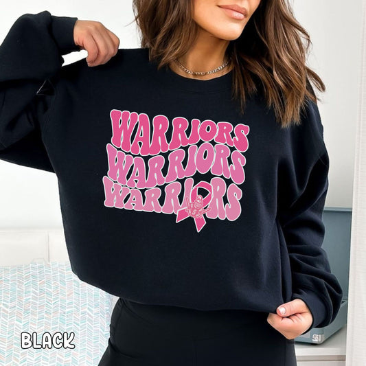 Warriors Wear Pink Unisex Heavy Blend™ Crewneck Sweatshirt