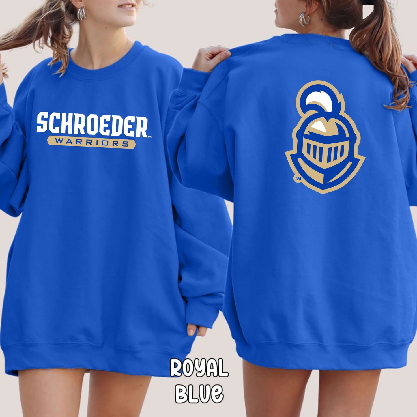 Schroeder Warriors Unisex Heavy Blend™ Crewneck Sweatshirt