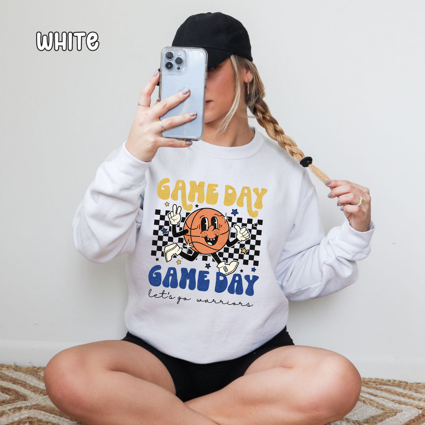 Basketball Game Day Unisex Heavy Blend™ Crewneck Sweatshirt