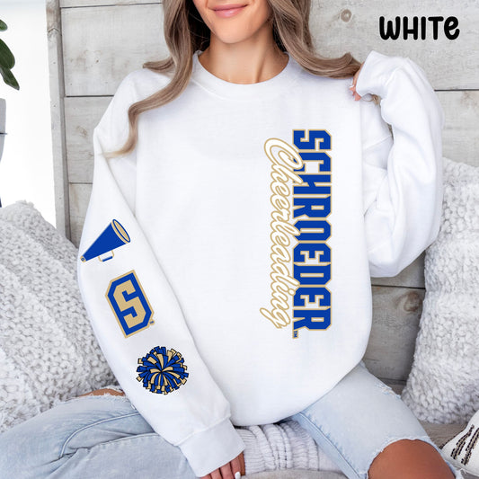 Schroeder Cheerleading Vertical Unisex Heavy Blend™ Crewneck Sweatshirt