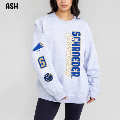 Schroeder Cheerleading Vertical Unisex Heavy Blend™ Crewneck Sweatshirt
