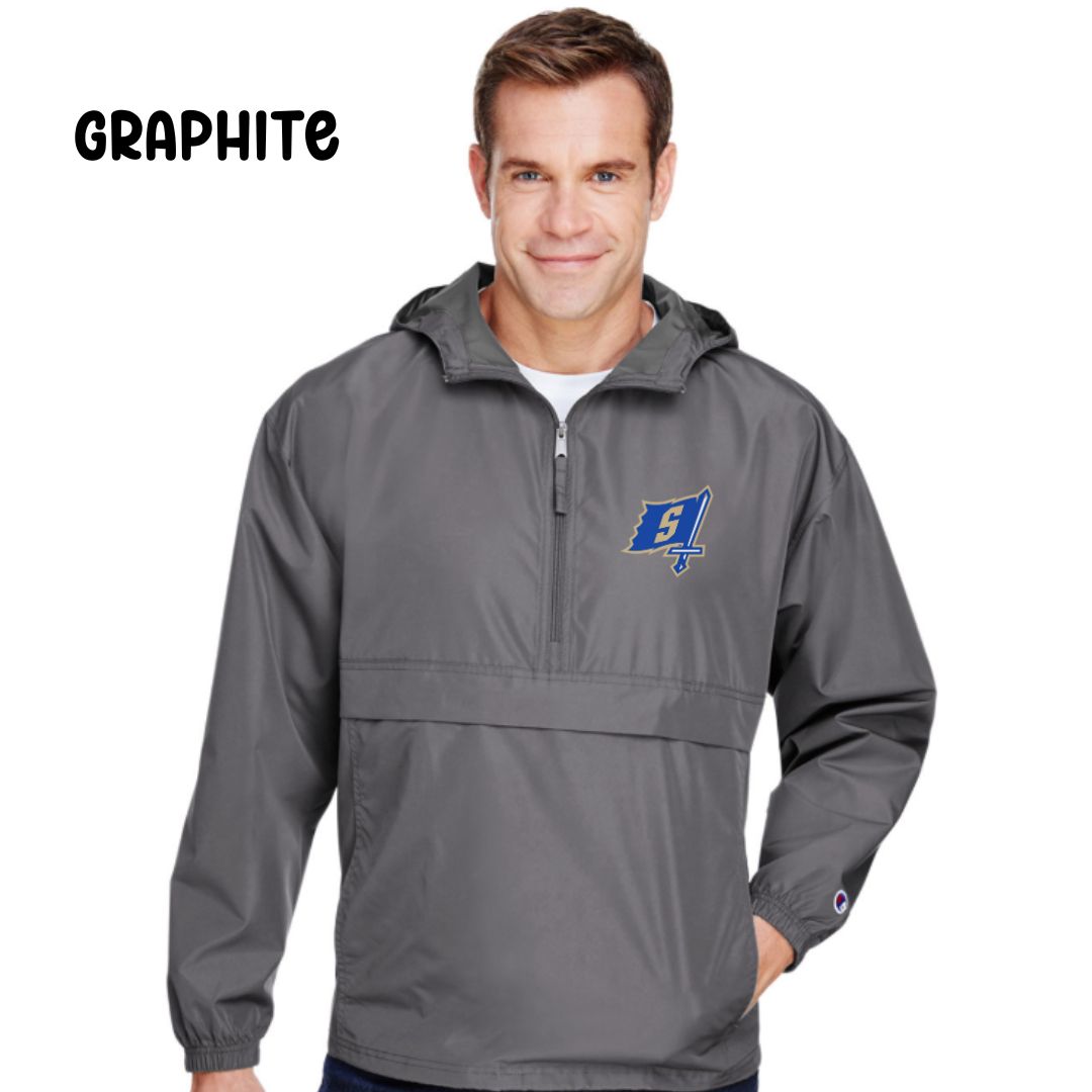 Schroeder Flag Champion Unisex Packable Anorak Jacket Embroidery