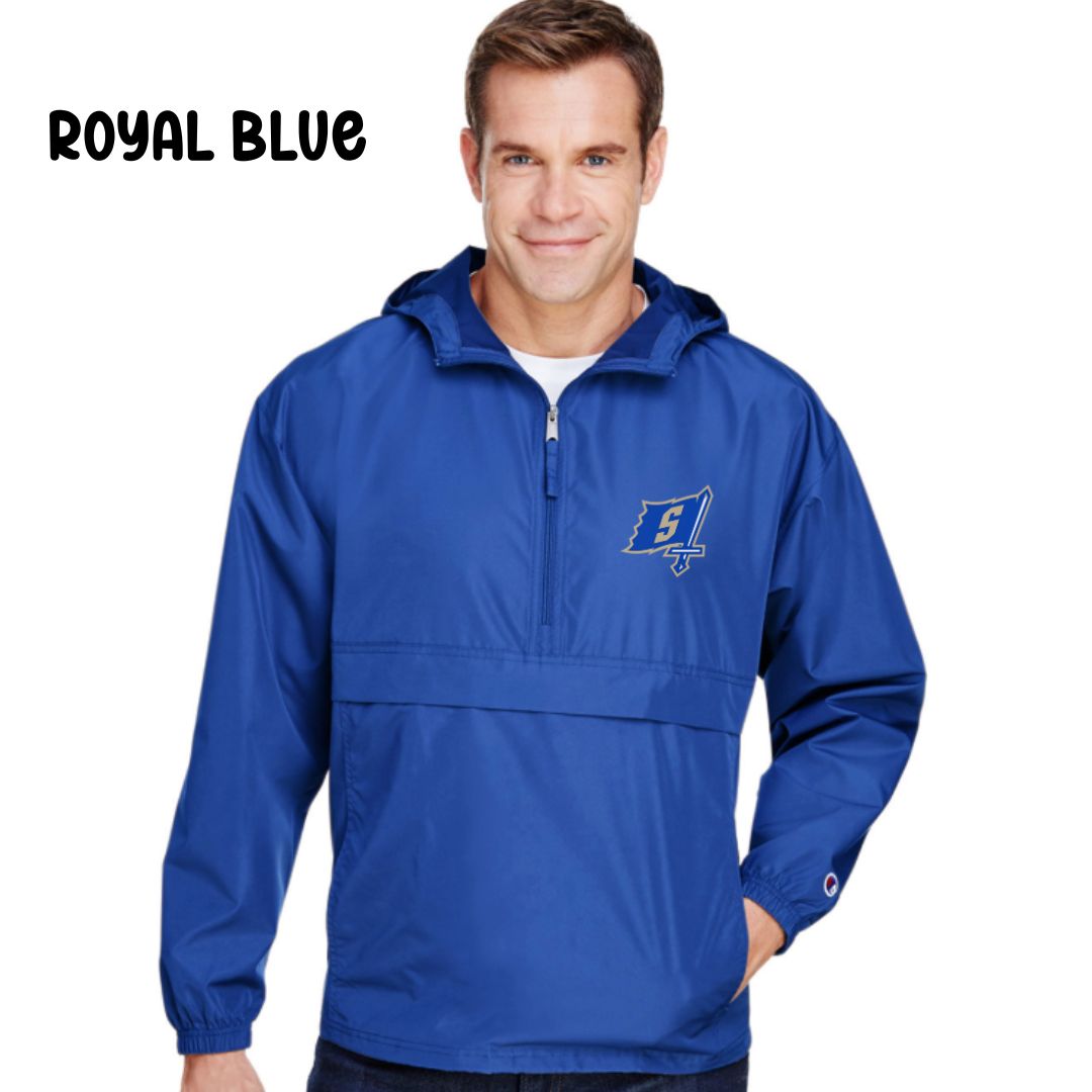 Schroeder Flag Champion Unisex Packable Anorak Jacket Embroidery