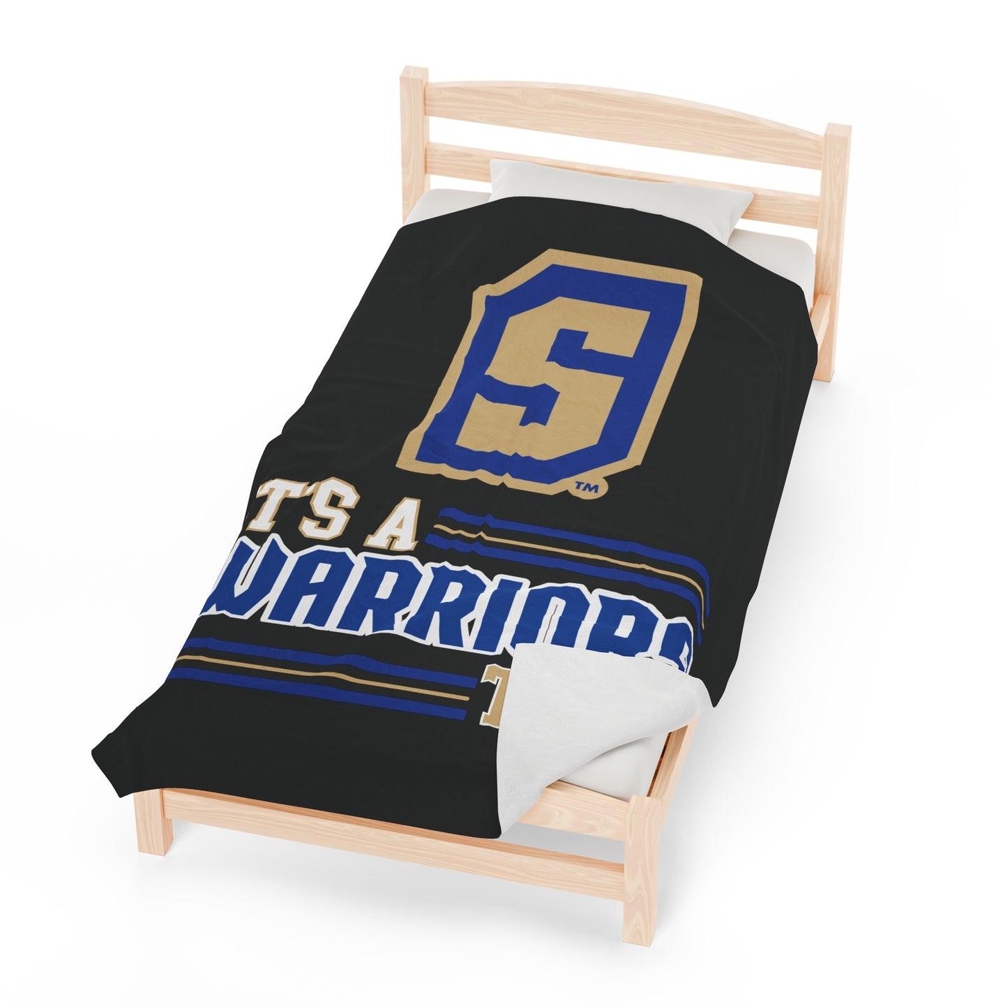 It's a Warriors Thing Velveteen Plush Blanket