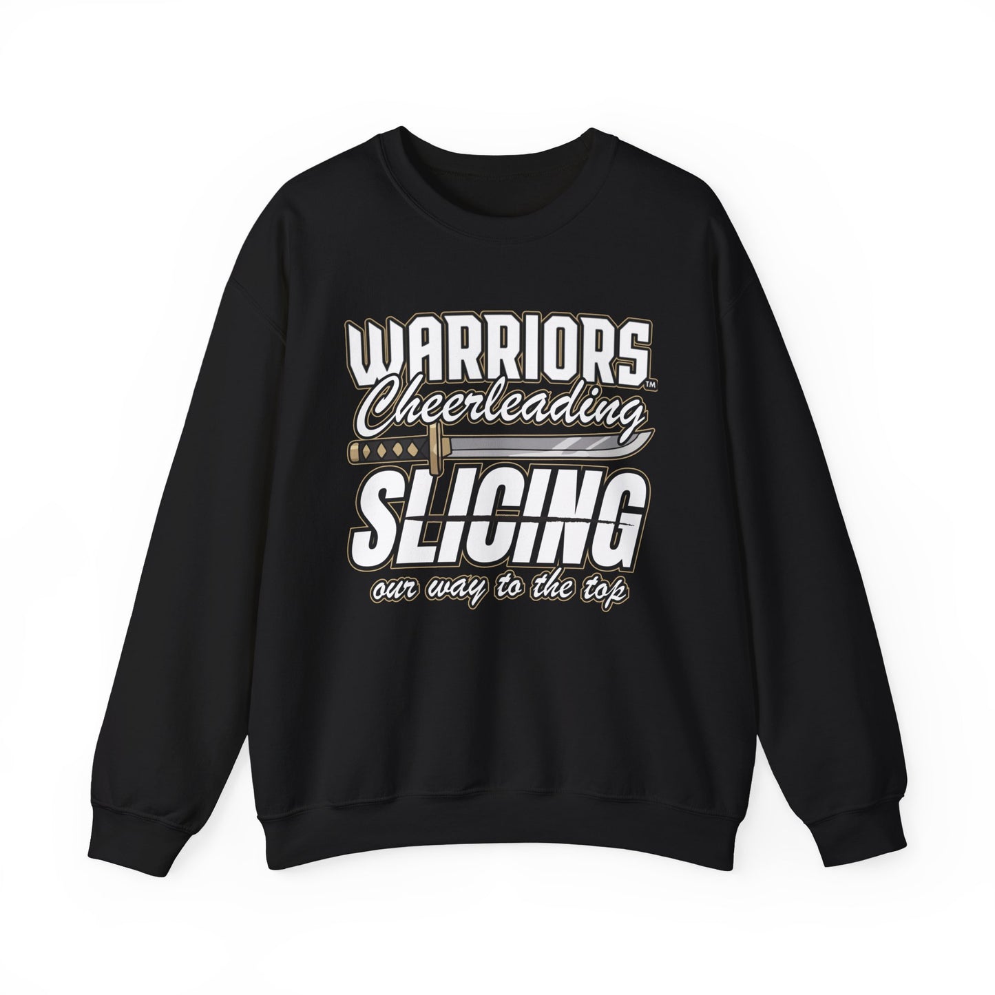 Slicing Our Way to the Top Unisex Heavy Blend™ Crewneck Sweatshirt