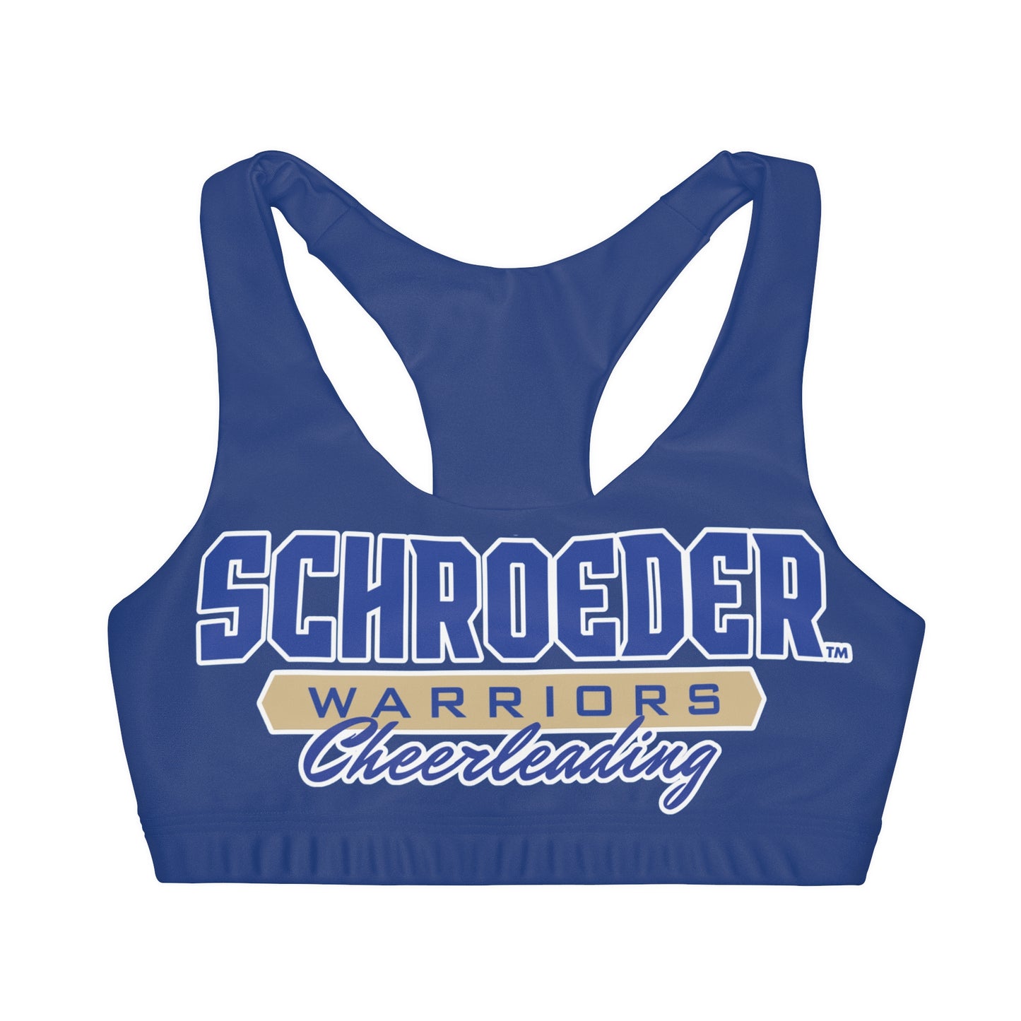 Shroeder Cheer Youth' Double Lined Seamless Sports Bra