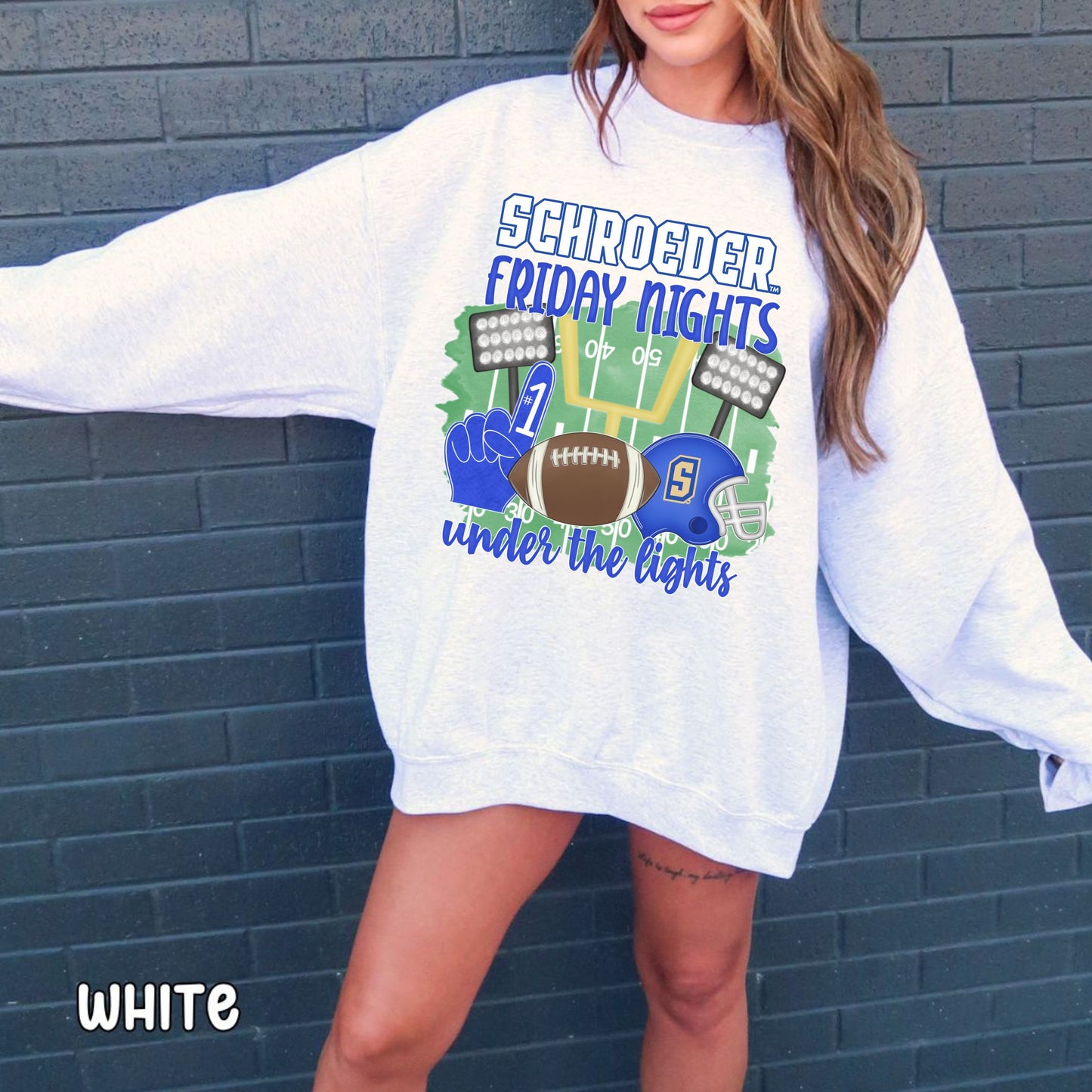 Schroeder Friday Night Lights Unisex Heavy Blend™ Crewneck Sweatshirt