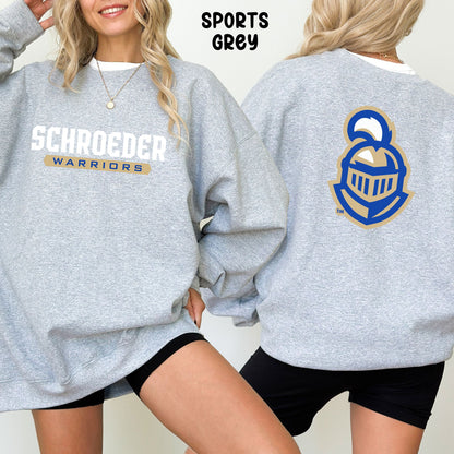 Schroeder Warriors Unisex Heavy Blend™ Crewneck Sweatshirt