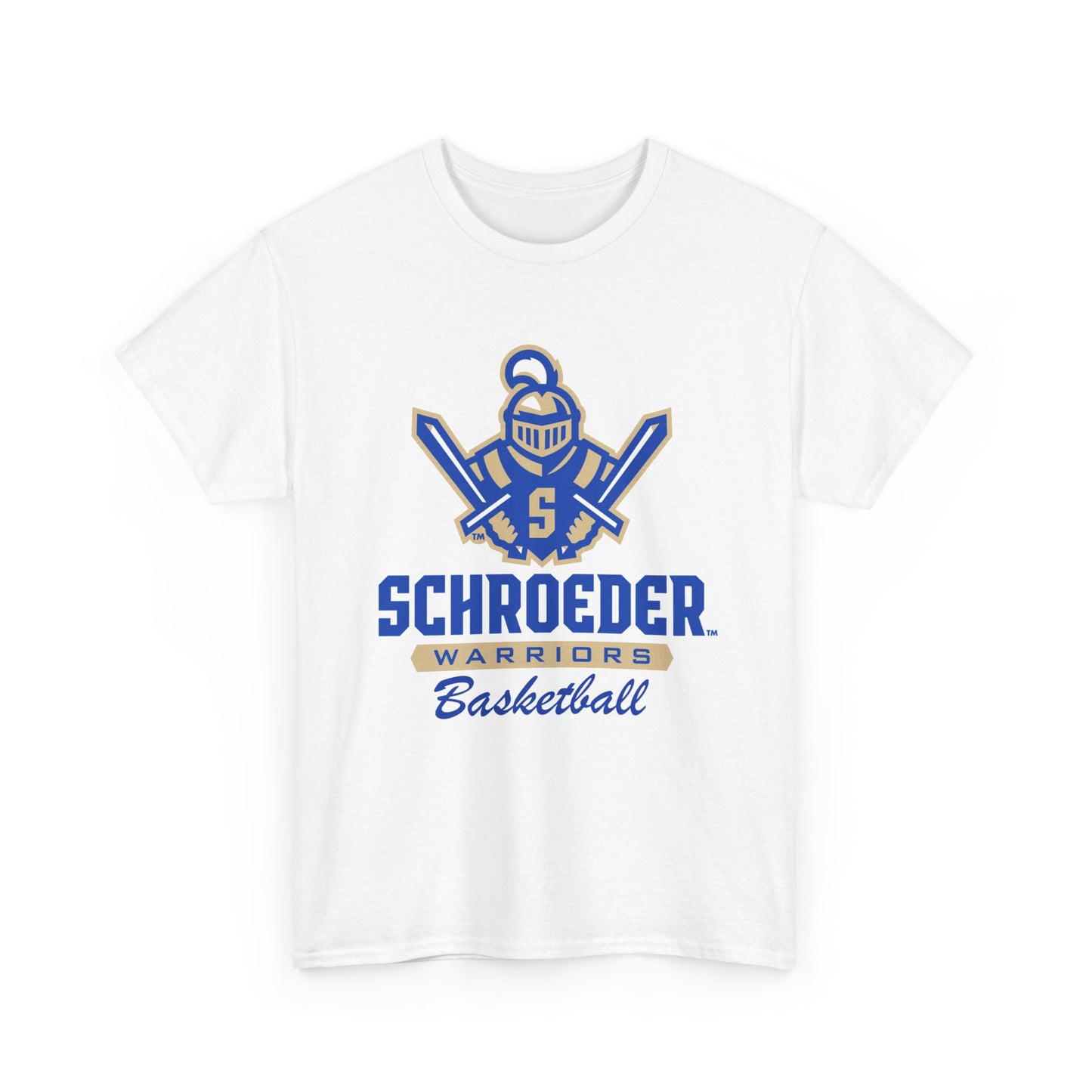 Schroeder Basketball Logo Unisex Heavy Cotton Tee