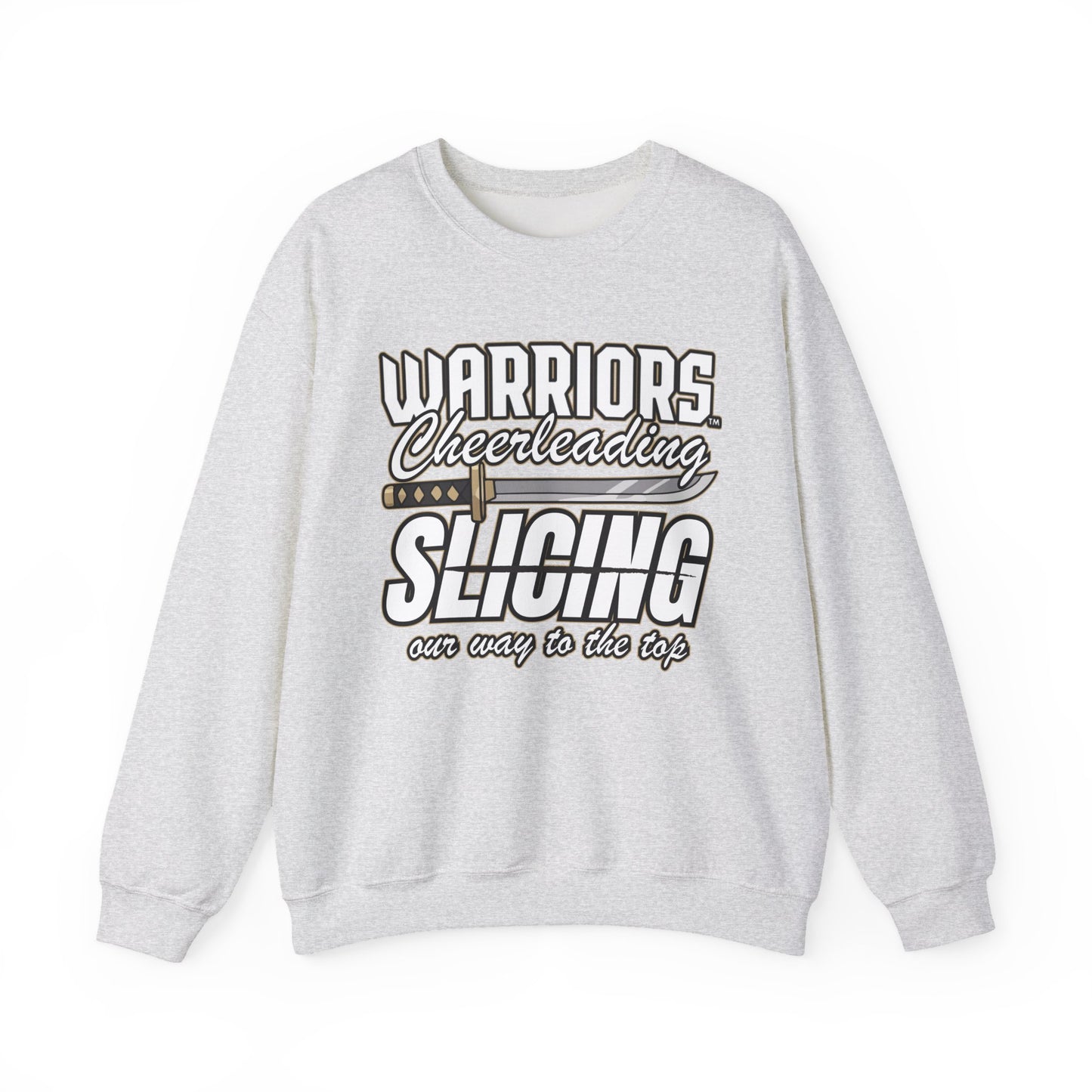 Slicing Our Way to the Top Unisex Heavy Blend™ Crewneck Sweatshirt