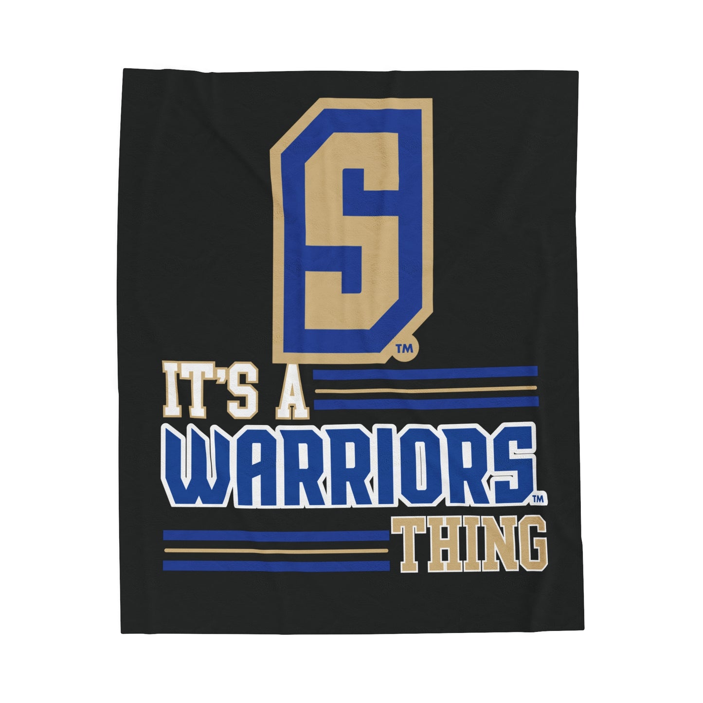 It's a Warriors Thing Velveteen Plush Blanket