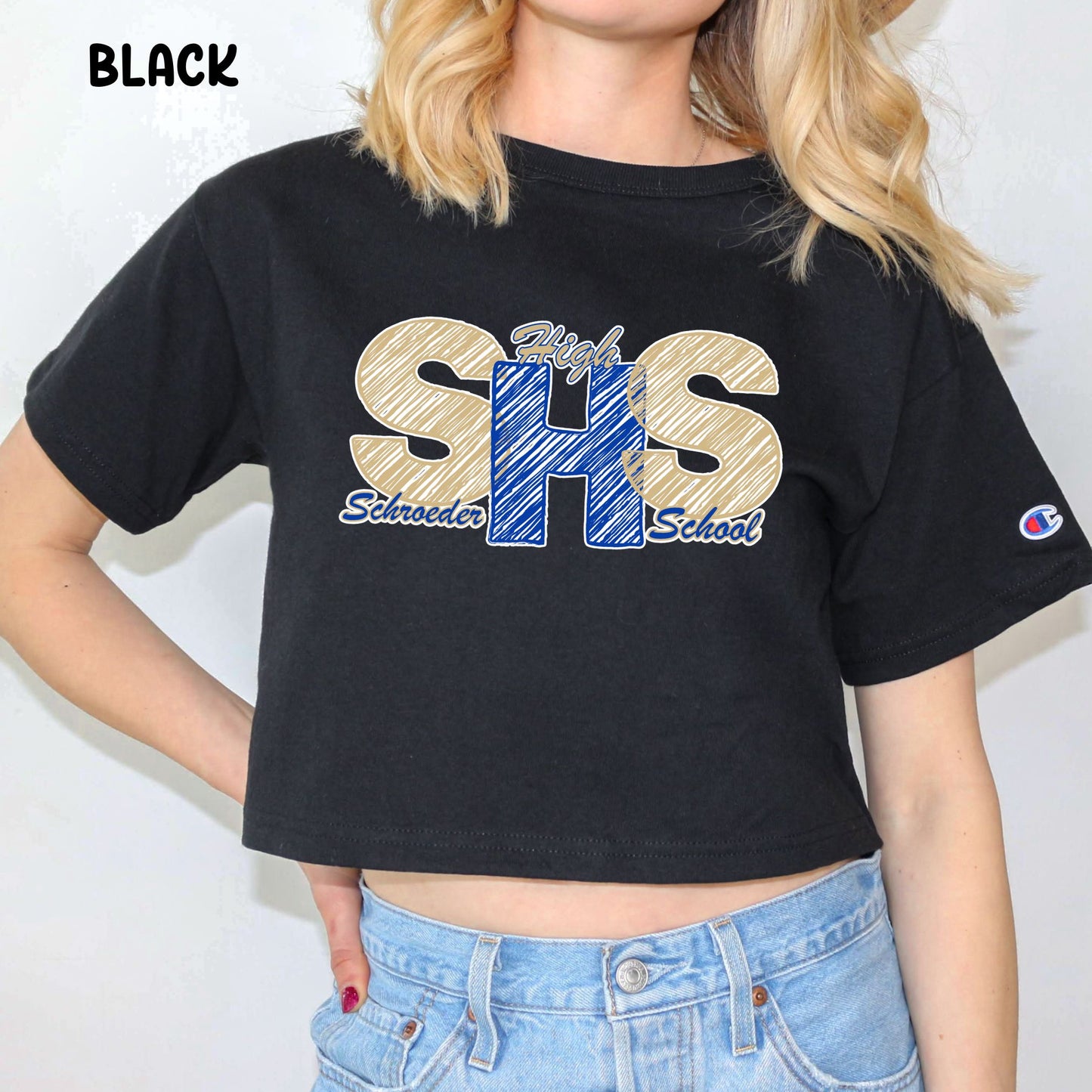 SHS Champion Women's Heritage Cropped T-Shirt