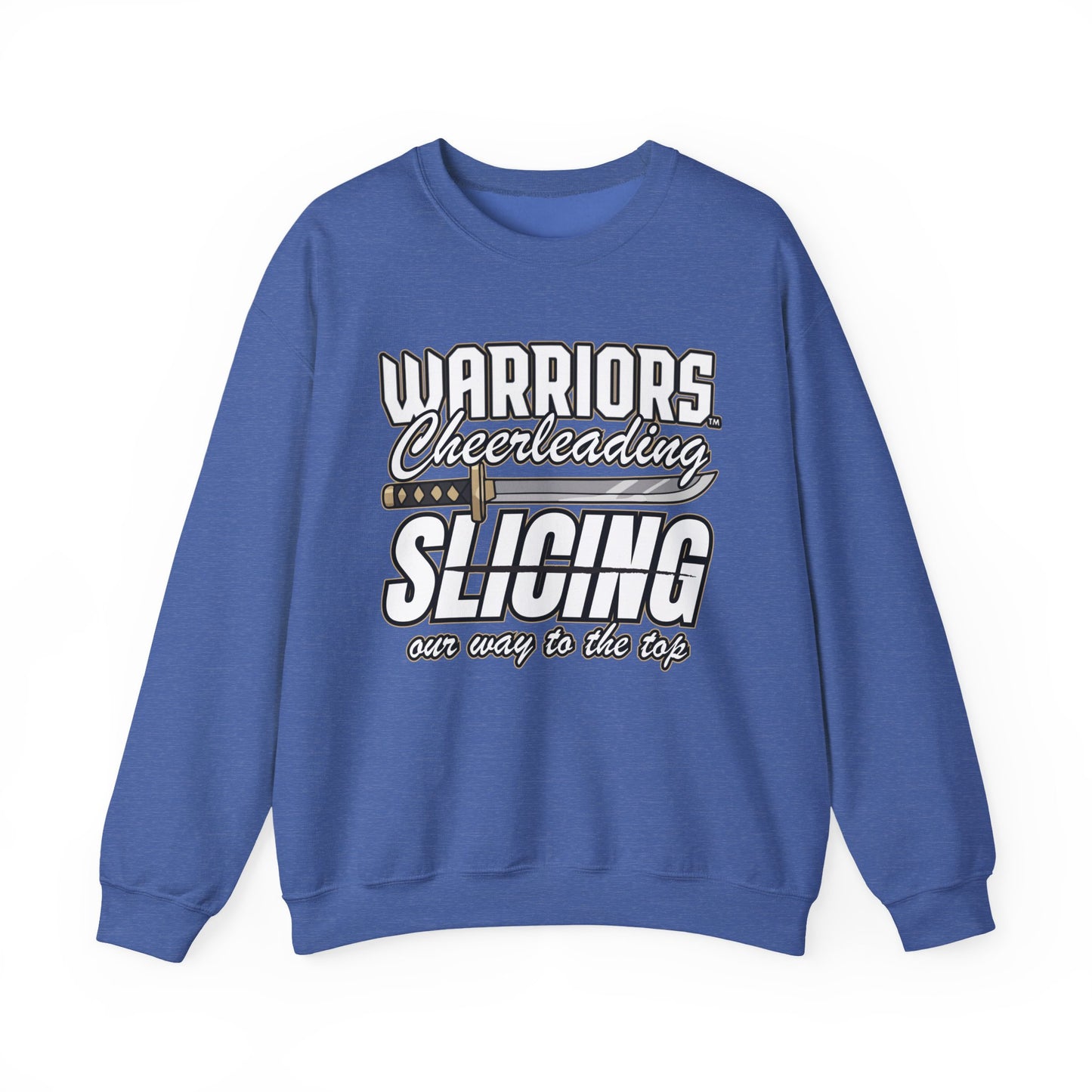 Slicing Our Way to the Top Unisex Heavy Blend™ Crewneck Sweatshirt