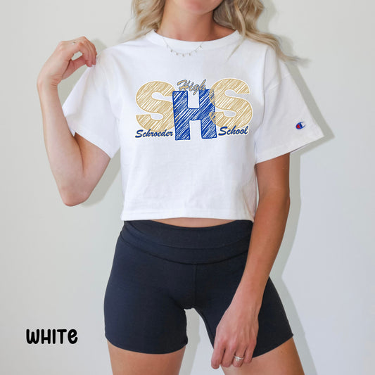 SHS Champion Women's Heritage Cropped T-Shirt