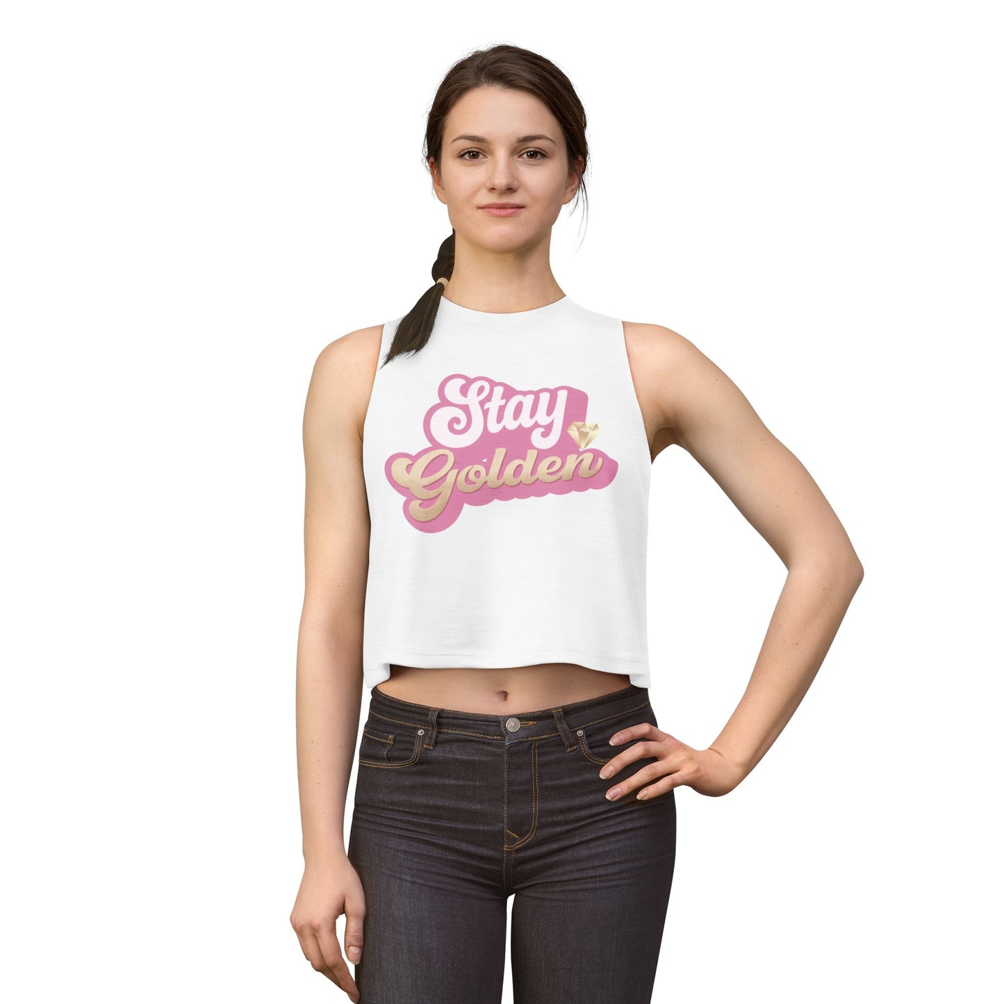 Stay Golden Women's Crop Top