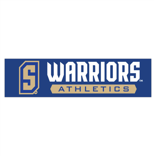 Warrior Athletics Bumper Sticker