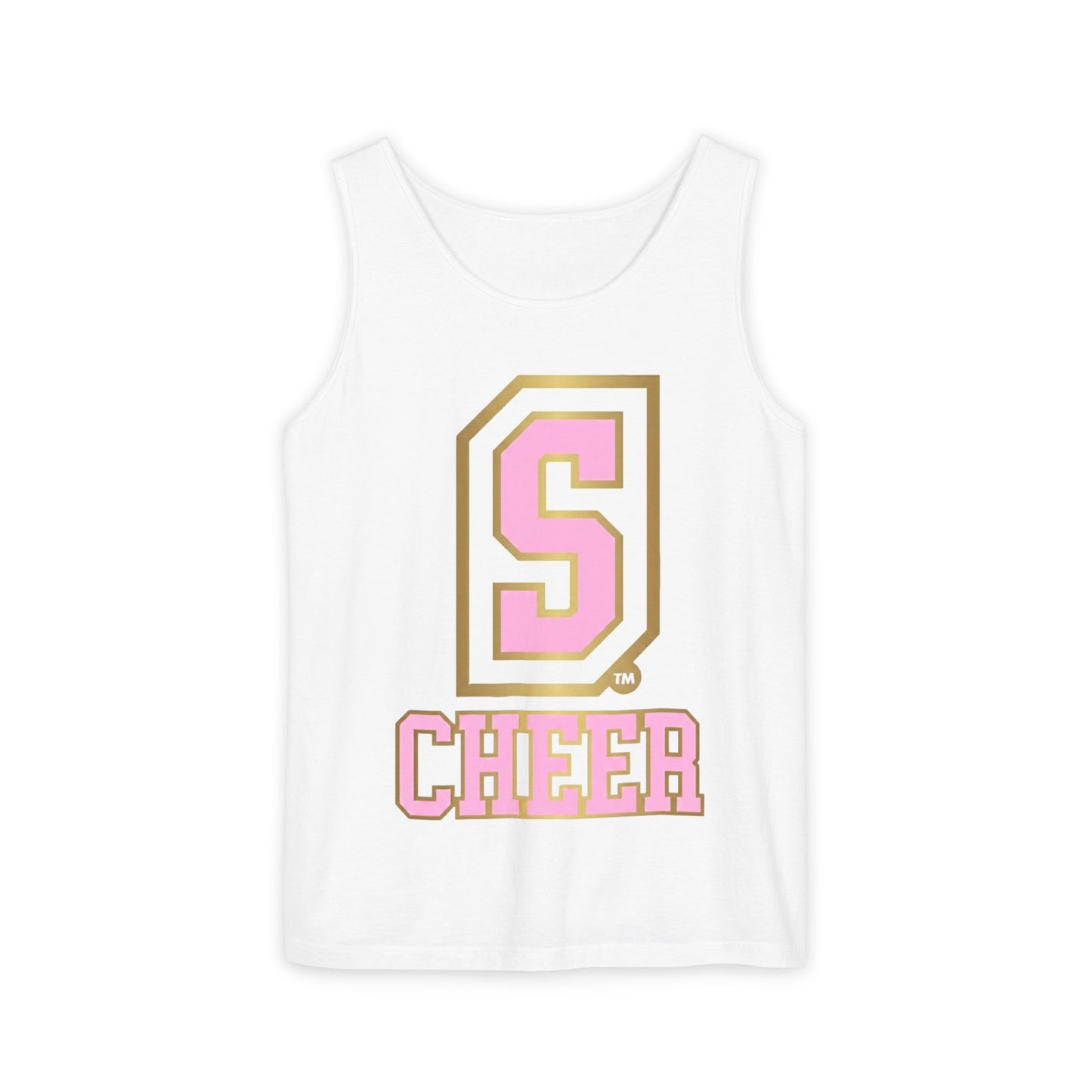 "S" Cheer Unisex Garment-Dyed Tank Top