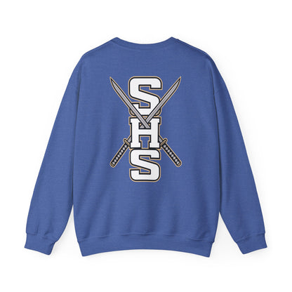 Slicing Our Way to the Top Unisex Heavy Blend™ Crewneck Sweatshirt